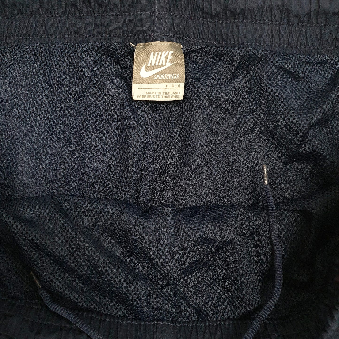 Mens Navy Nike Vintage 00s Tracksuit Hoodie Trousers