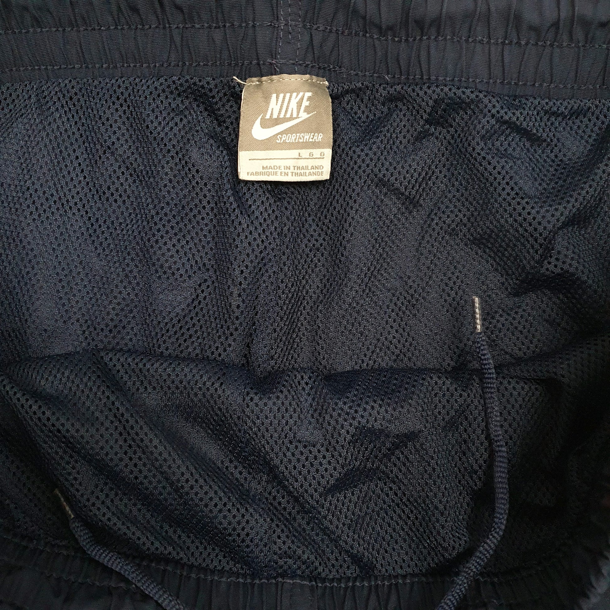 Mens Navy Nike Vintage 00s Tracksuit Hoodie Trousers