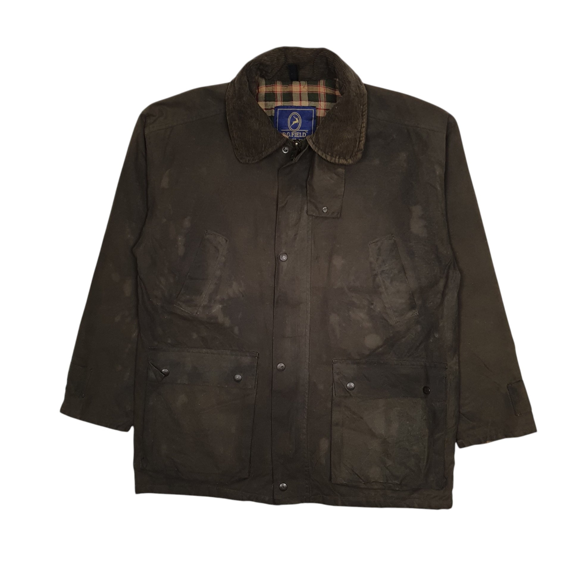 Mens Green P.G.Field   Coat