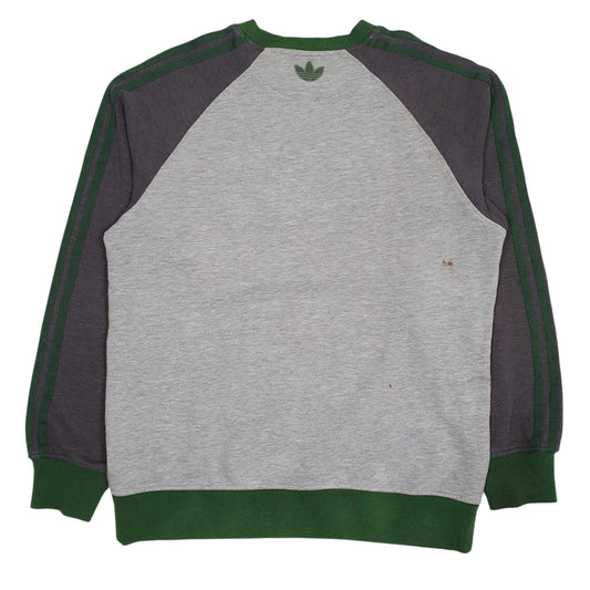 Mens Grey Adidas Portland Timbers Crewneck Jumper