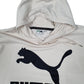 Mens Cream Puma  Hoodie Jumper
