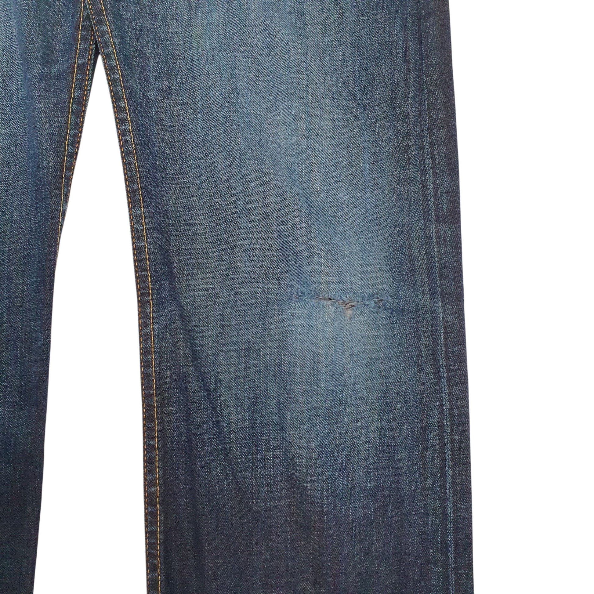 Mens Blue Levis Distressed  Jeans
