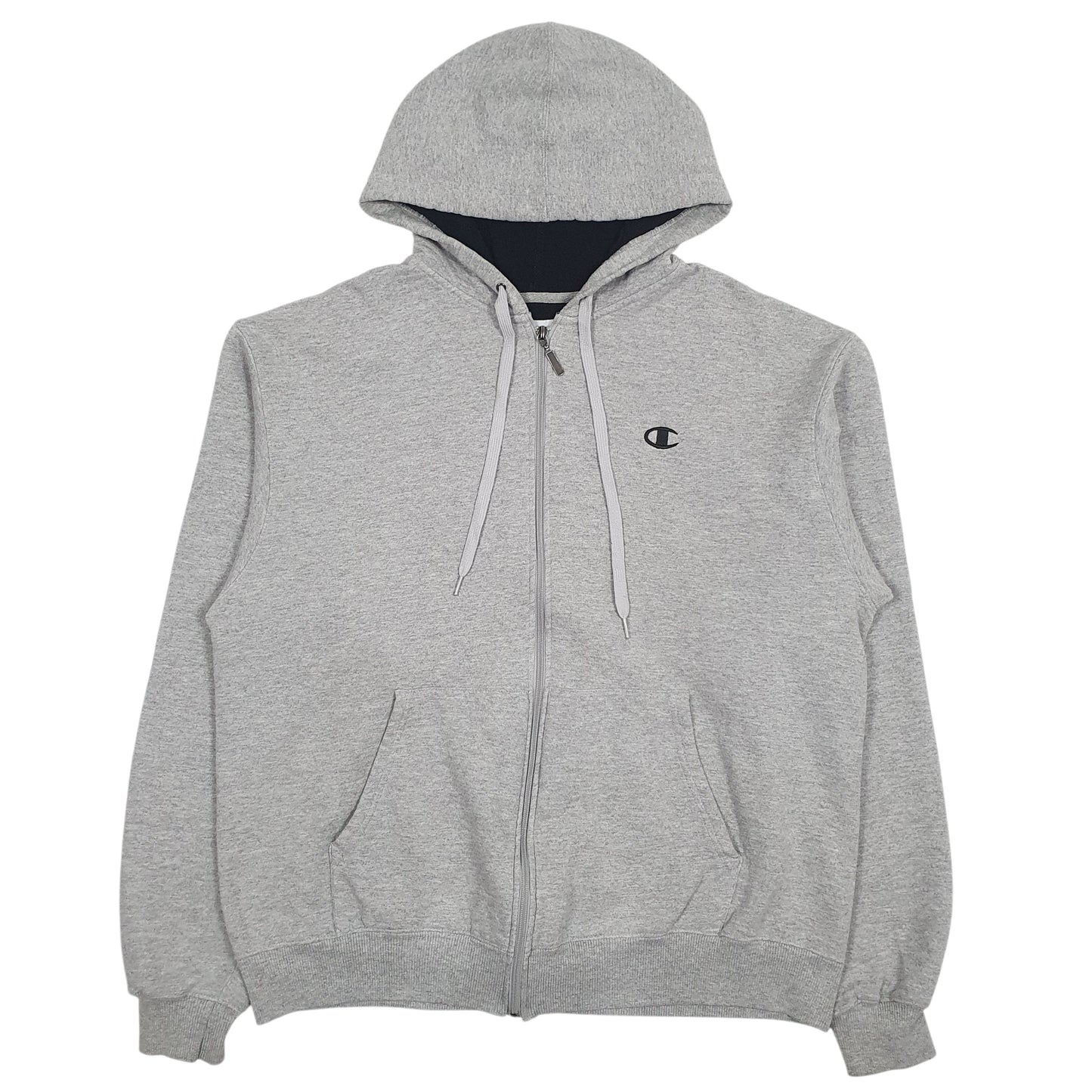 Mens Grey Champion  Full Zip Jumper