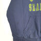 Mens Navy NFL Seattle Seahawks Hoodie Full Zip Jumper