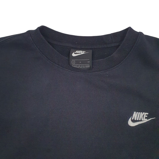 Womens Black Nike  Crewneck Jumper