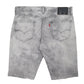 Mens Grey Levis 511 Hoodie Shorts