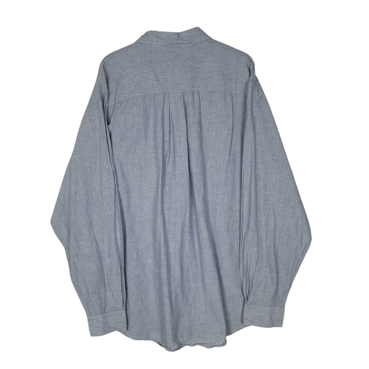 Mens Blue L.L.Bean Vintage 00s  Shirt