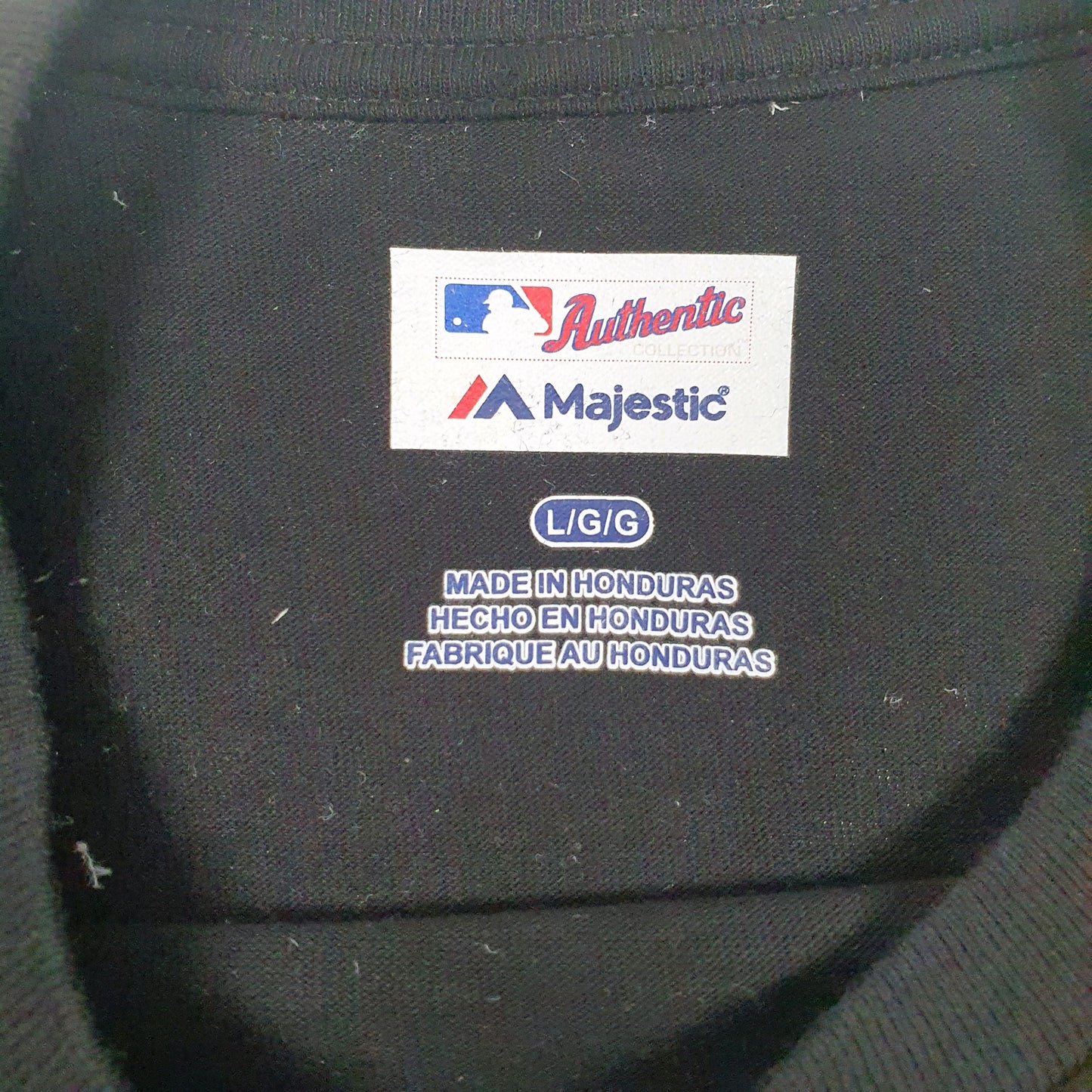 Mens Black Majestic Colorado Rockies  T Shirt