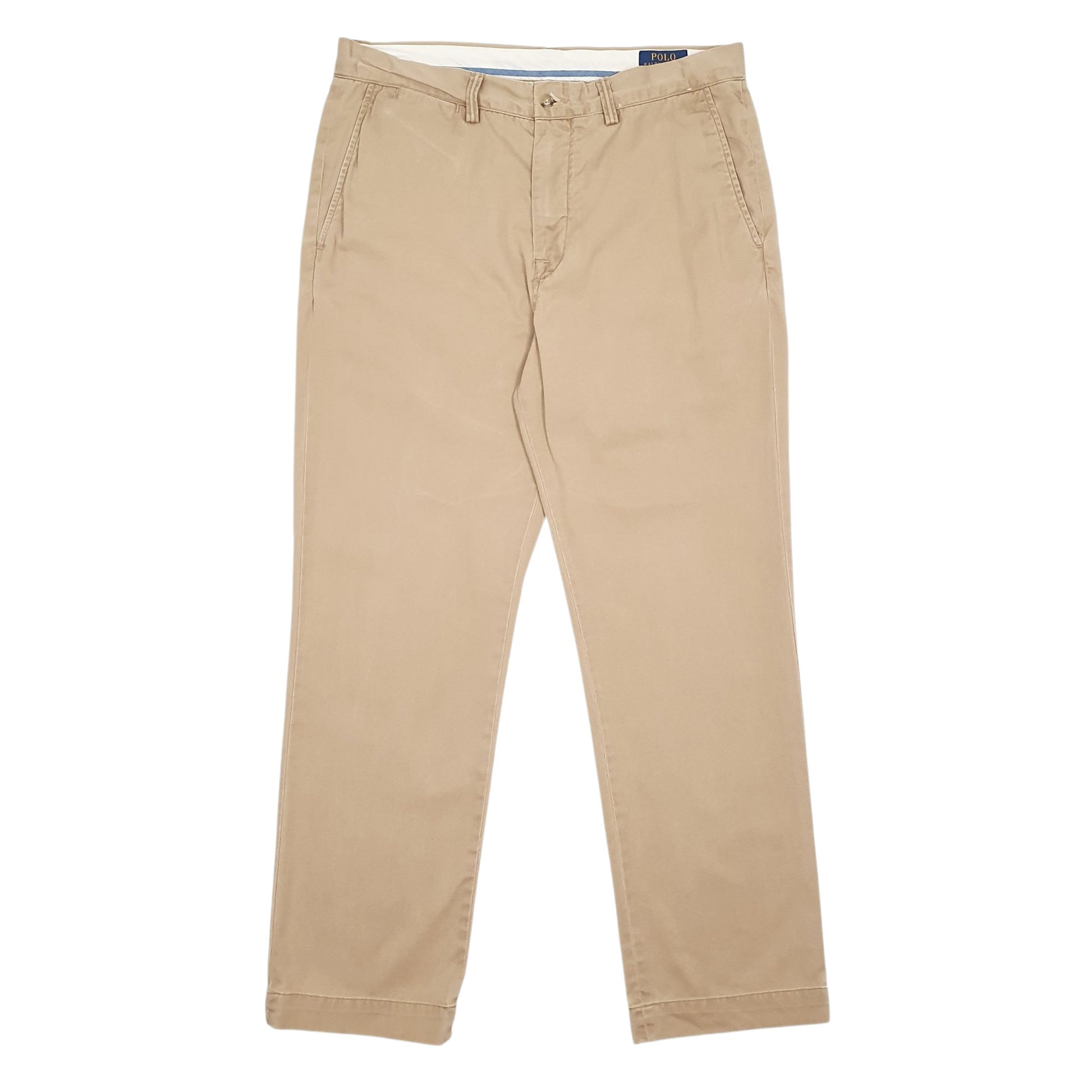 Mens Brown Polo Ralph Lauren Classic Fit Chino Trousers