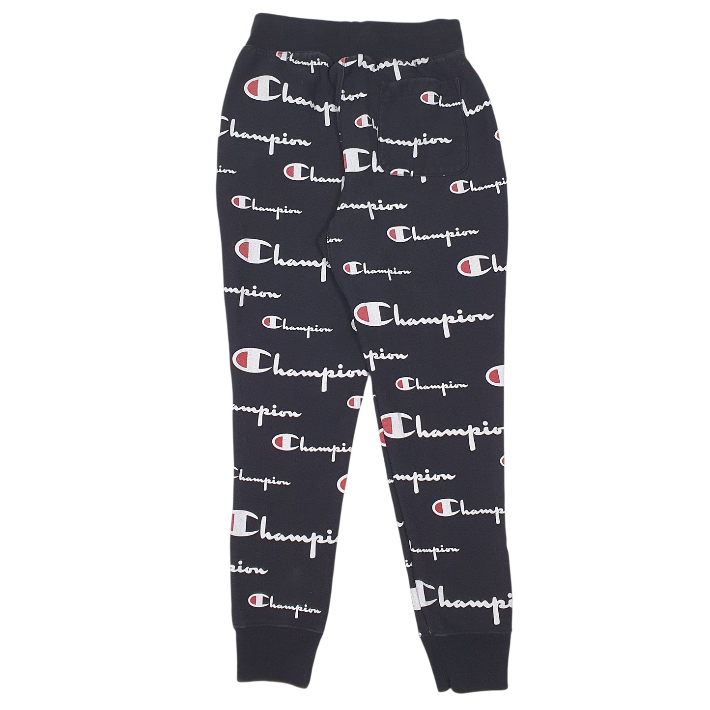 Womens Black Champion Reverse Weave  Trousers