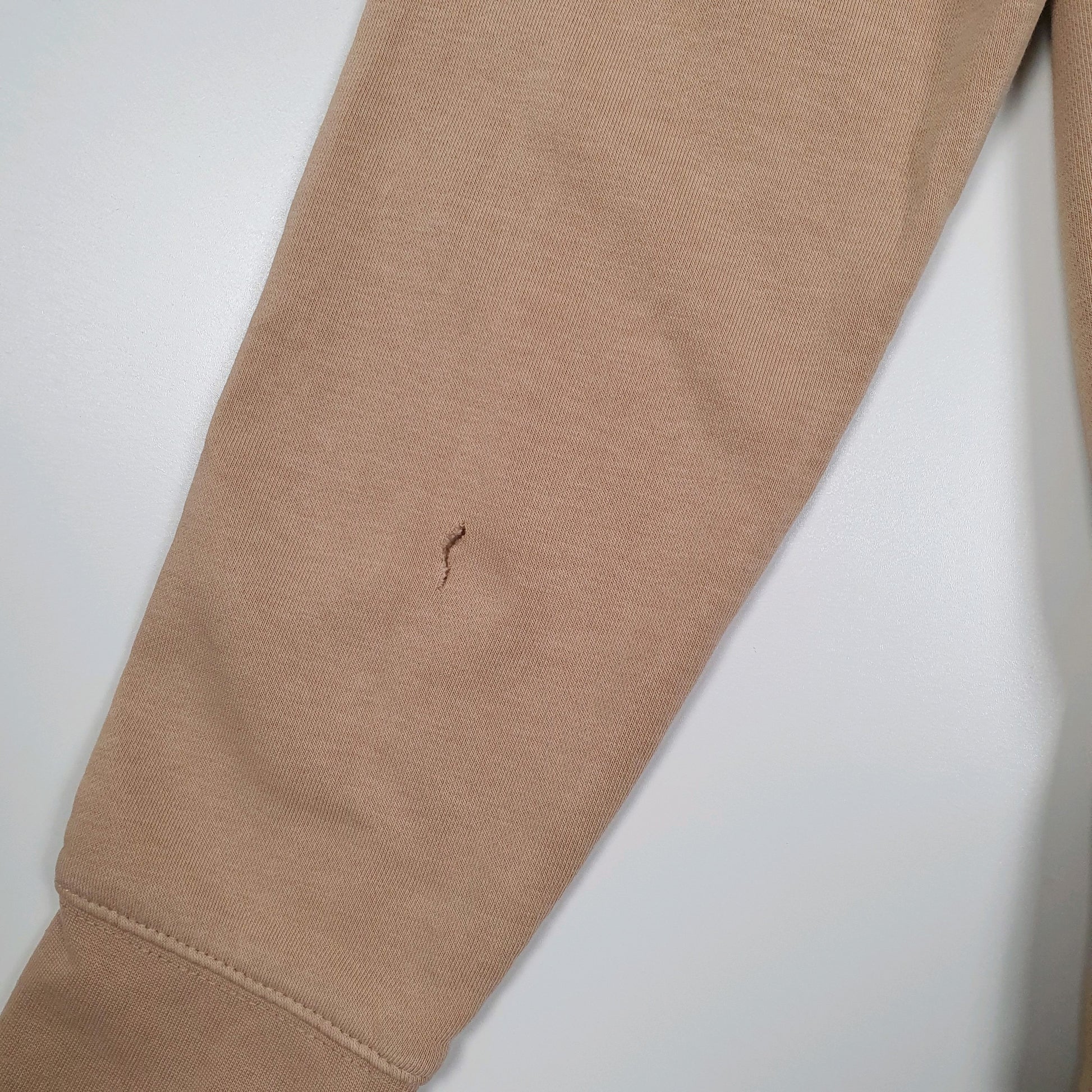 Mens Beige Nike Air Jordan Basketball Hoodie Jumper