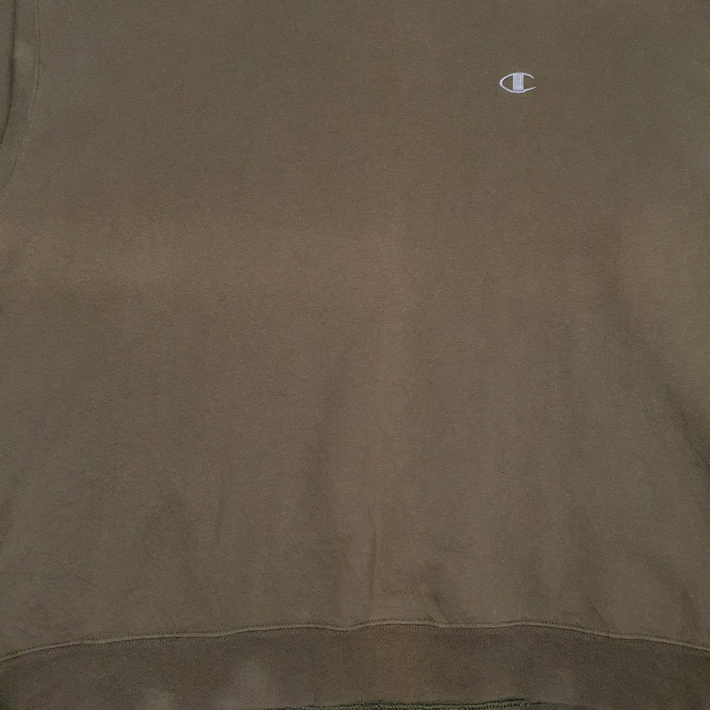 Mens Khaki Champion  Crewneck Jumper