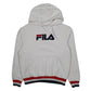 Mens White Fila  Hoodie Jumper