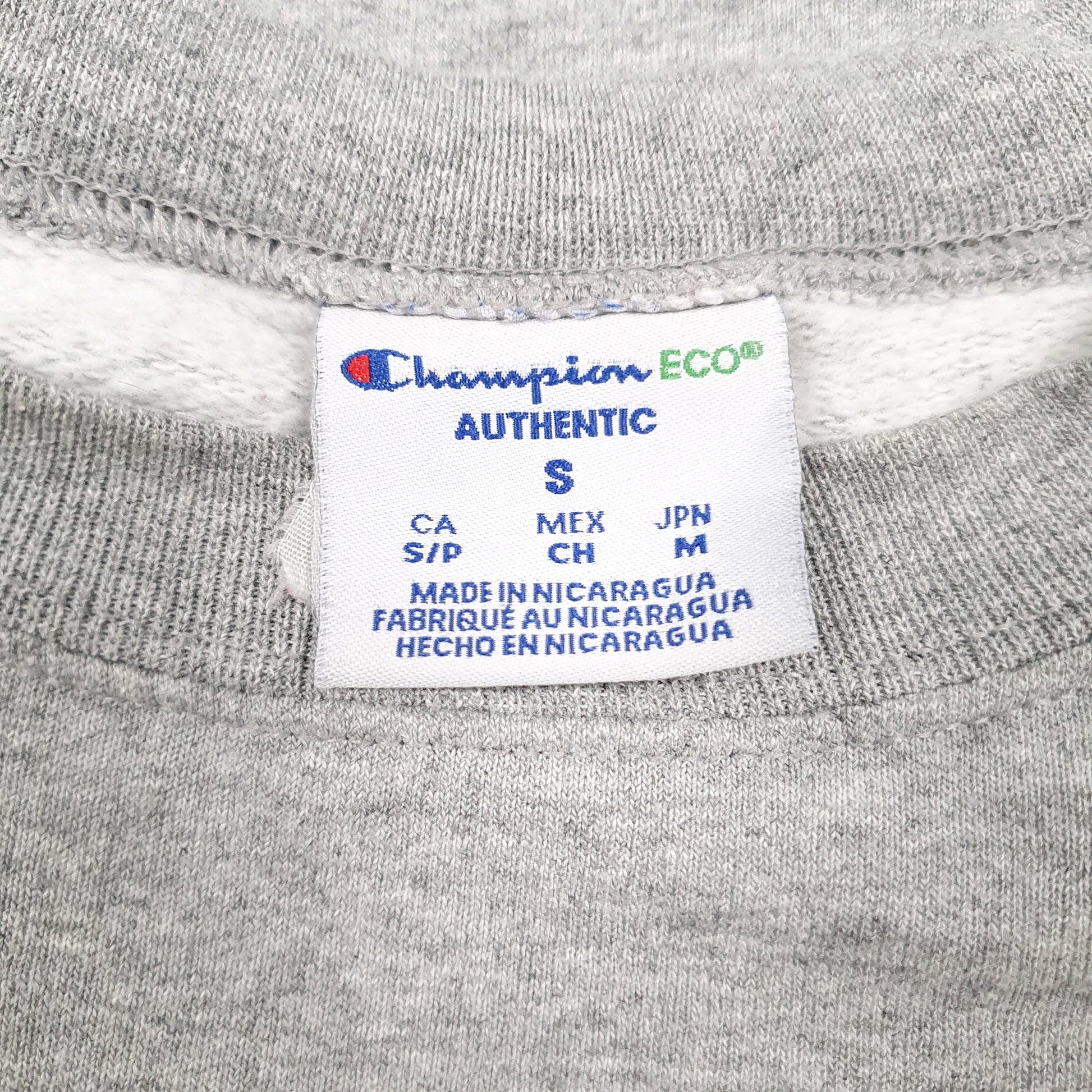 Mens Grey Champion Pepperdine Crewneck Jumper