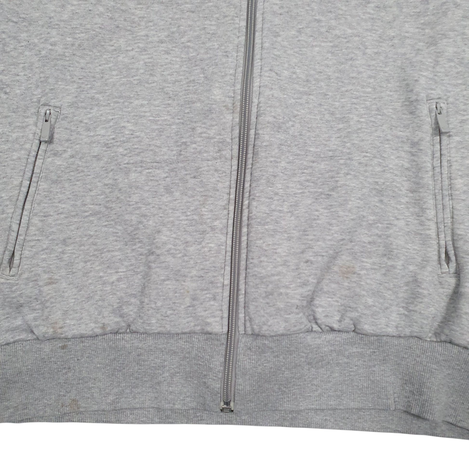 Womens Grey Adidad  Full Zip Jumper