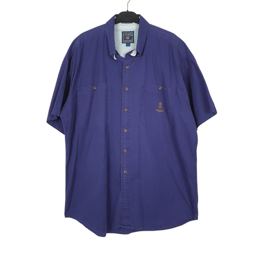 Mens Navy Ralph Lauren Vintage 90s Short Sleeve Shirt