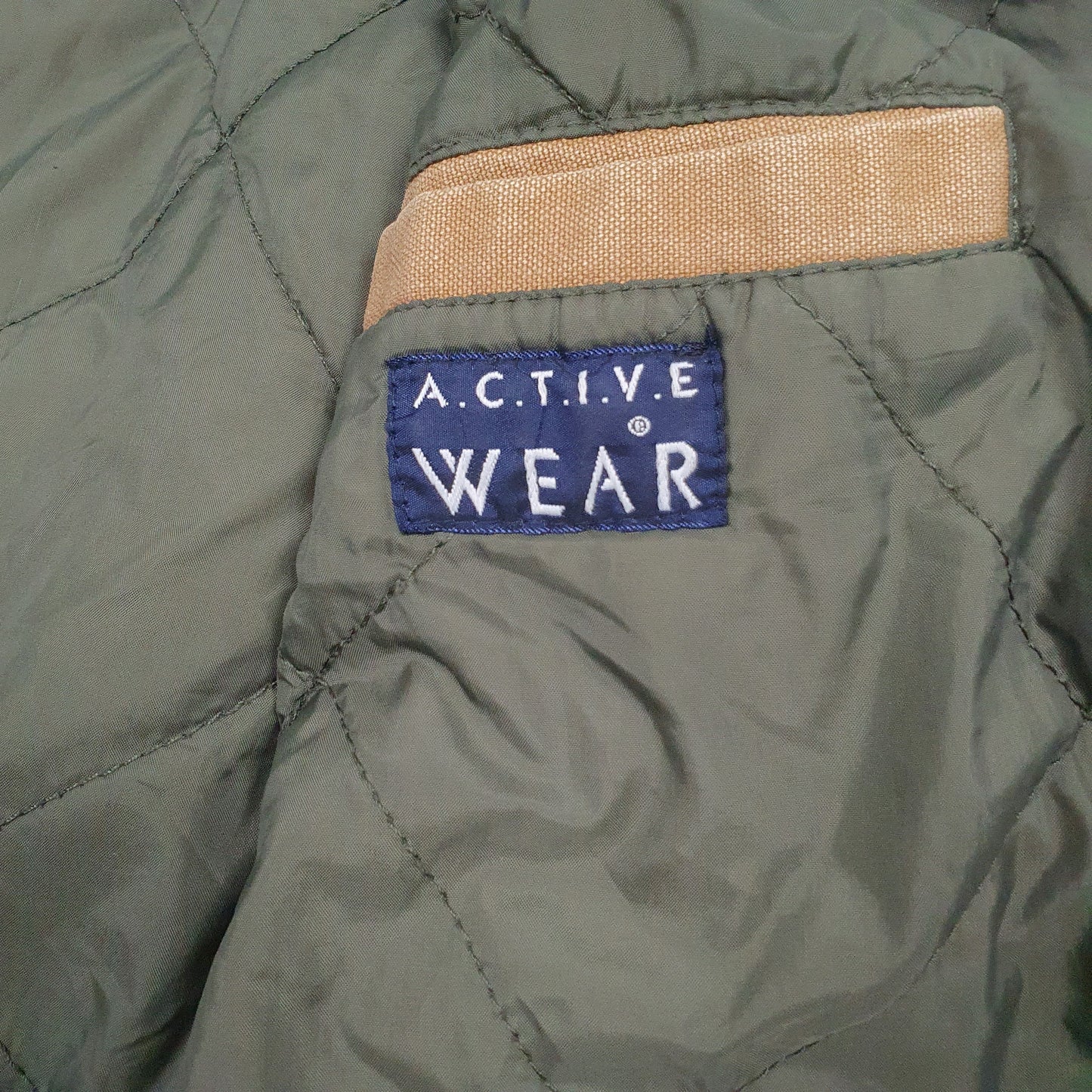 Mens Beige Active Wear   Coat