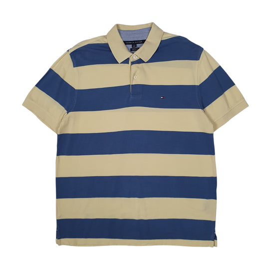 Mens Yellow Tommy Hilfiger  Short Sleeve Polo Shirt