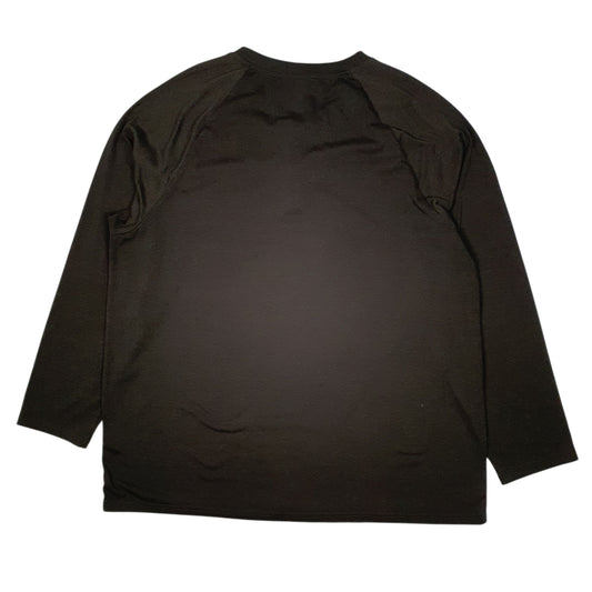 Mens Green Taohuadao Henley  T Shirt