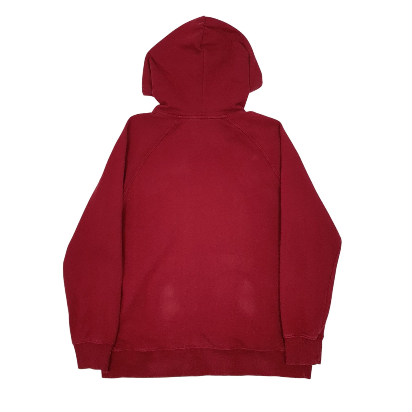 Womens Burgundy The North Face Spellout Hoodie Jumper