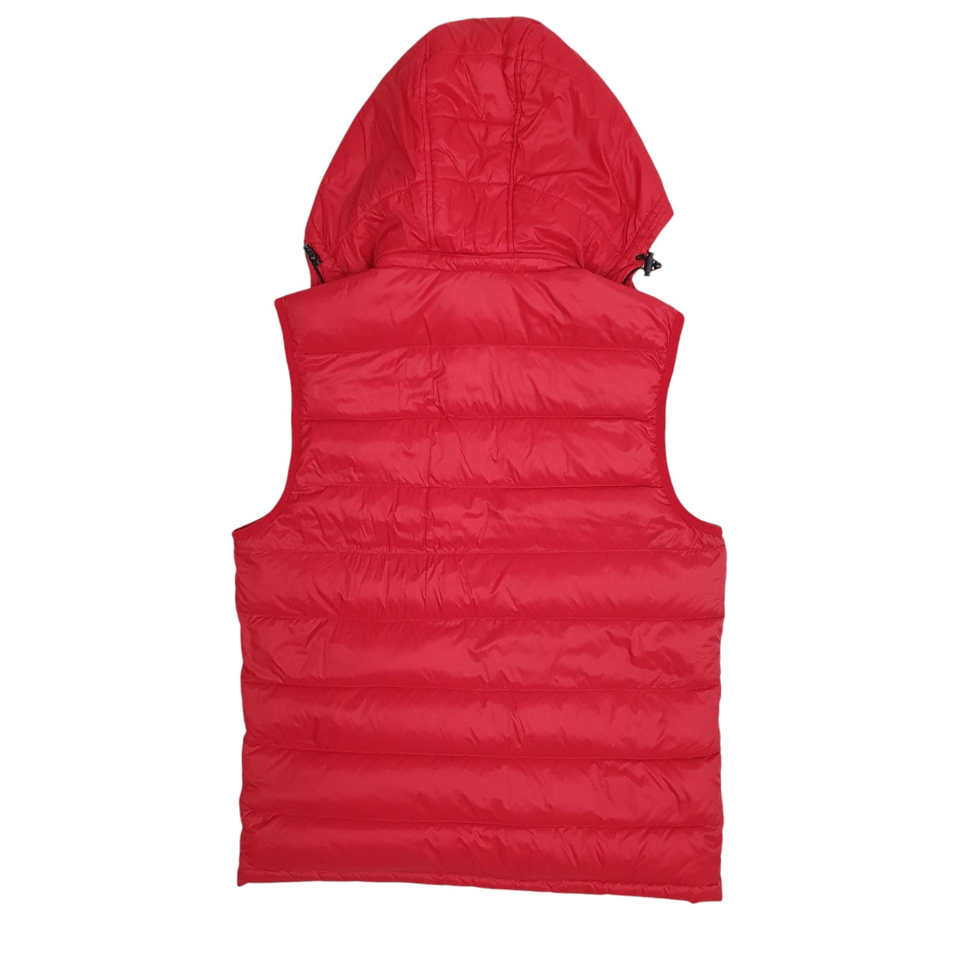 Mens Red Nautica Vest Hoodie Gilet Hoodie Coat