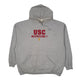 Mens Grey Nike Vintage 90s 00s USC Trojans Football Hoodie Jumper
