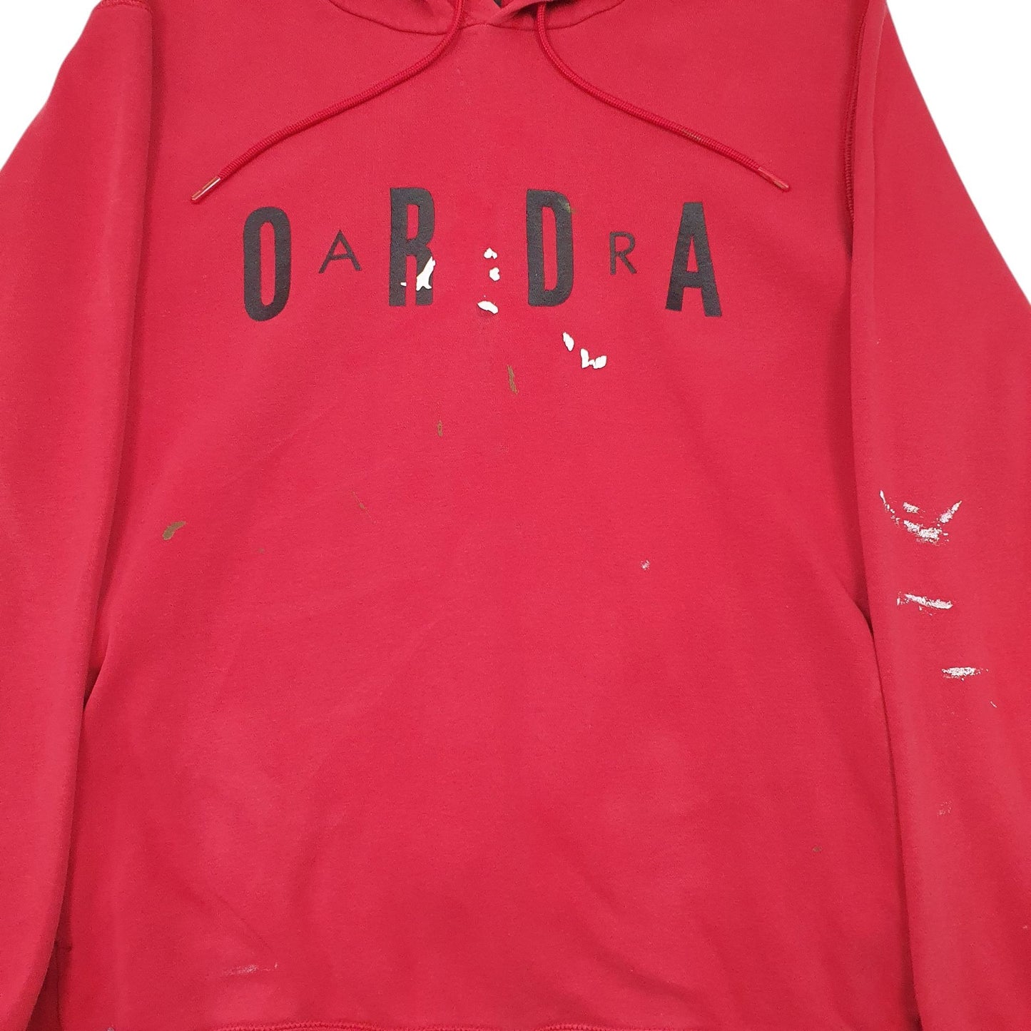 Mens Red Nike Air Jordan Hoodie Jumper