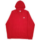 Mens Red Adidas  Hoodie Jumper