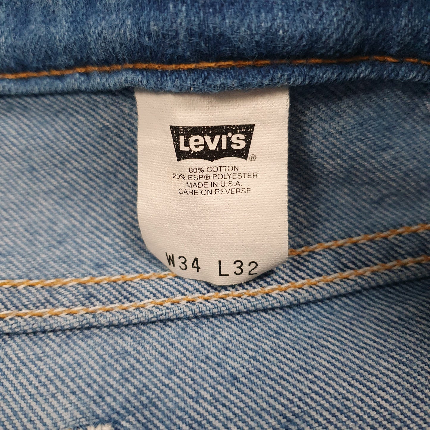 Mens Blue Levis Vintage 90s Made In USA  Jeans