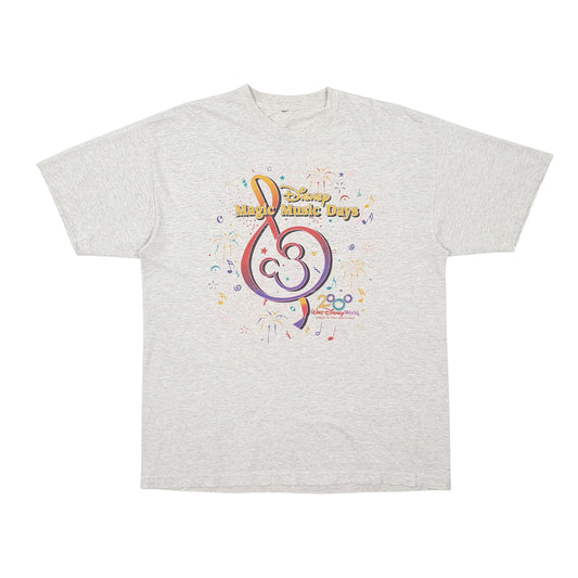 Mens Grey Disney Vintage 00s Short Sleeve T Shirt