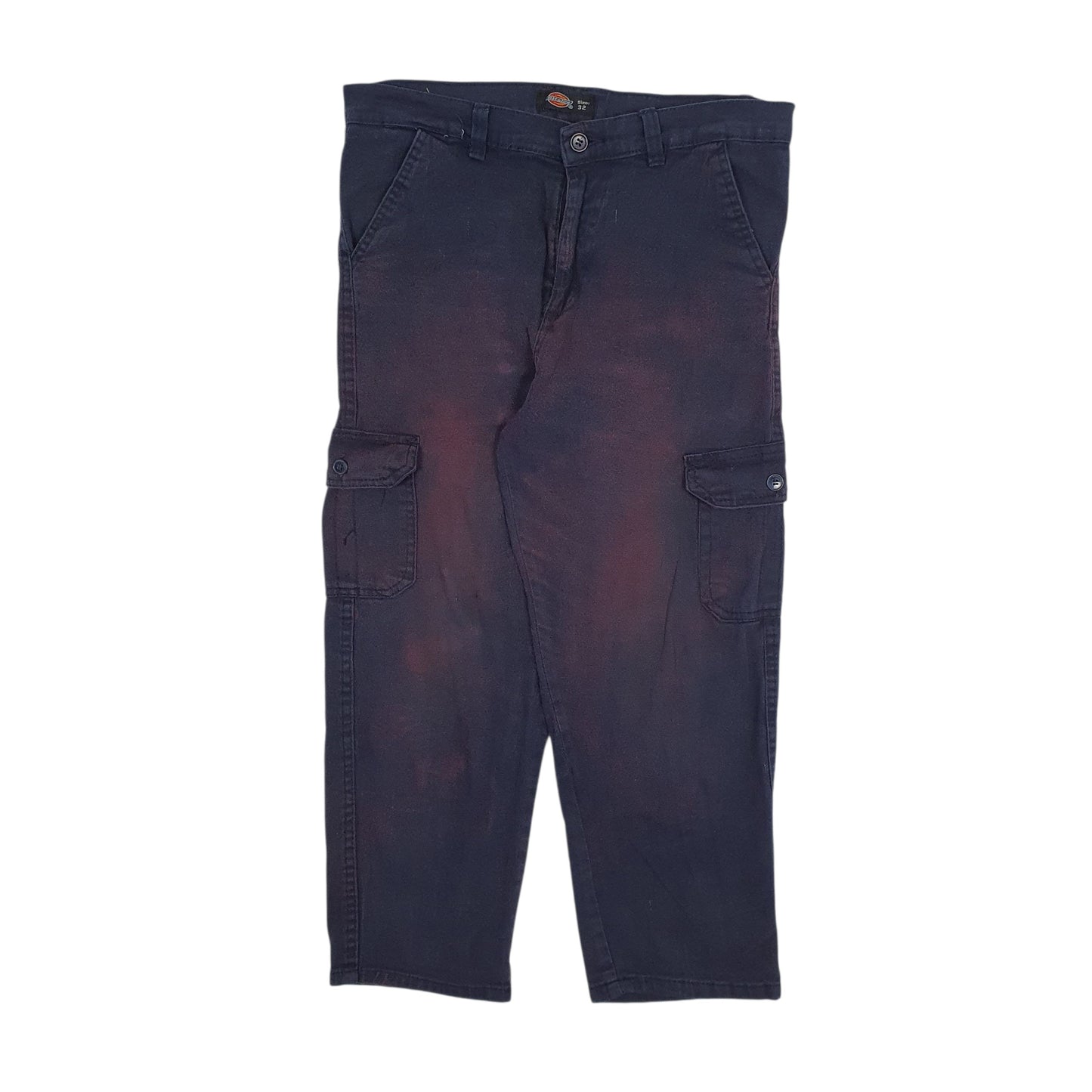 Mens Navy Dickies Workwear Cargo Trousers