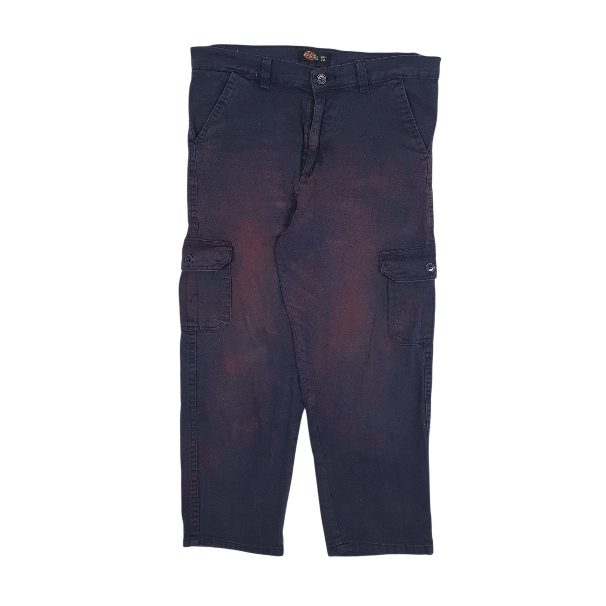 Mens Navy Dickies Workwear Cargo Trousers