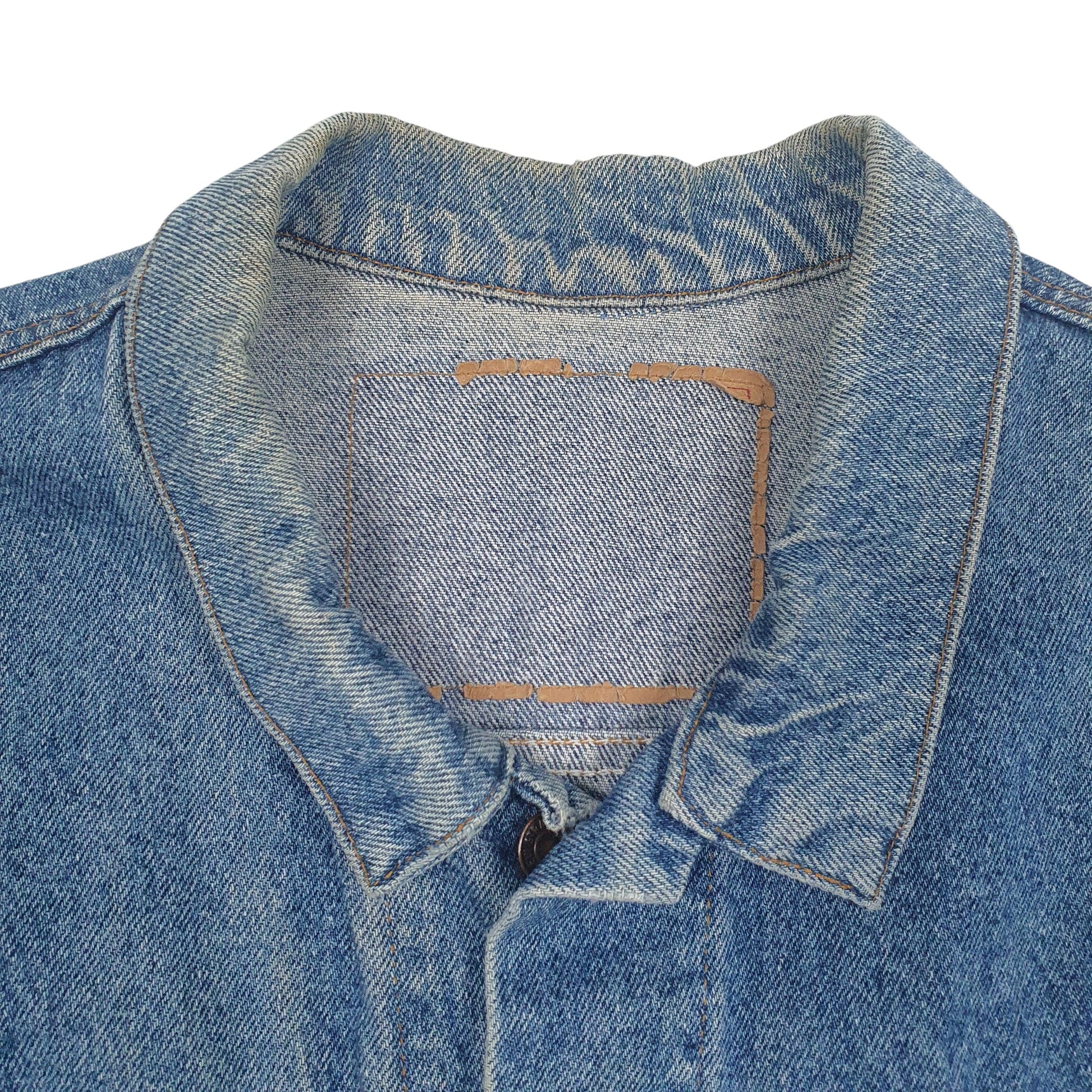 Mens Blue Levis Vintage 90s Type 3 Trucker  Coat