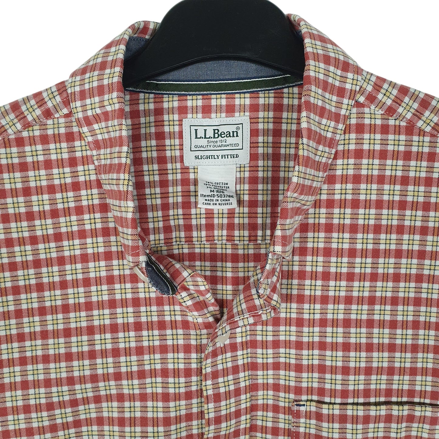 Mens Red L.L.Bean   Shirt