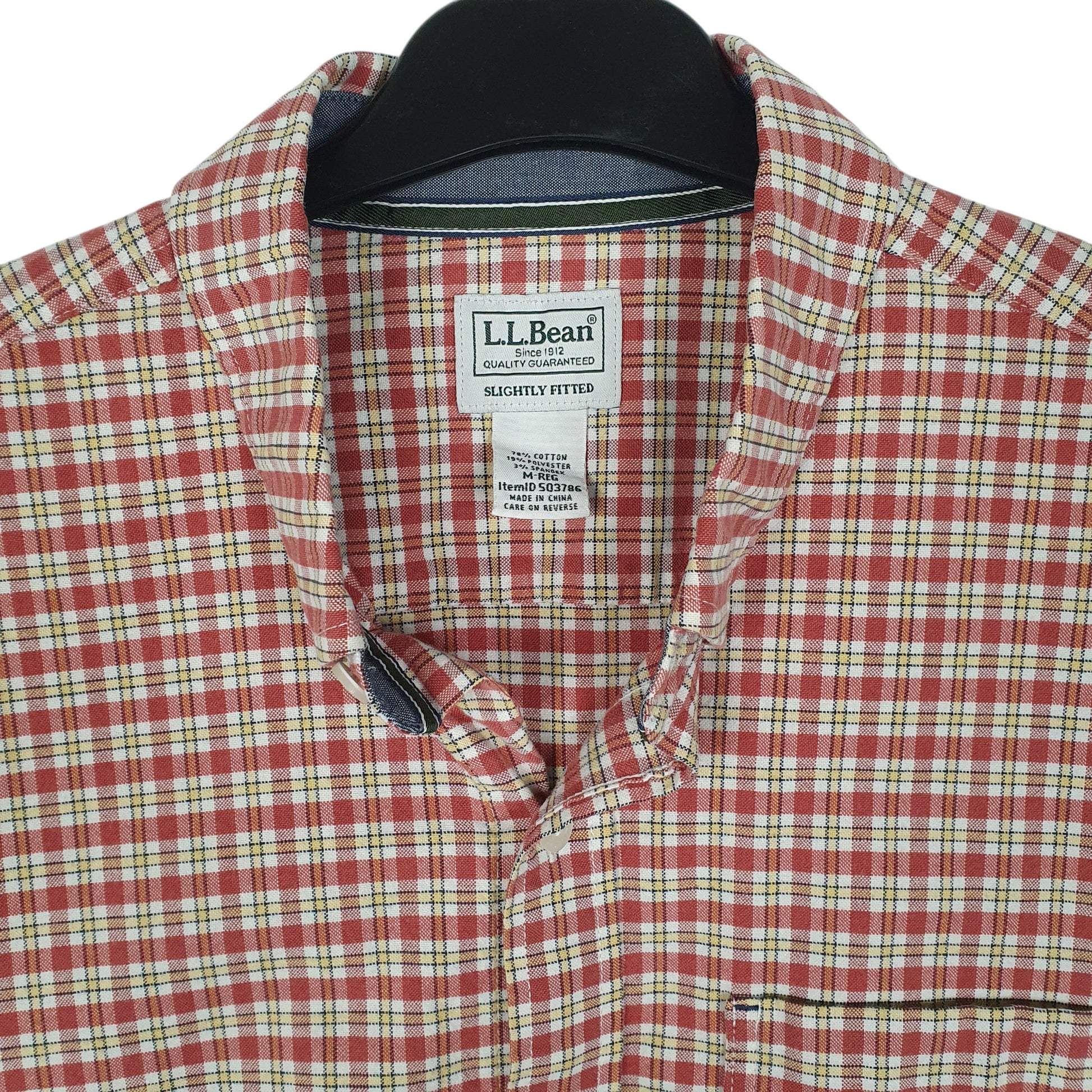 Mens Red L.L.Bean   Shirt