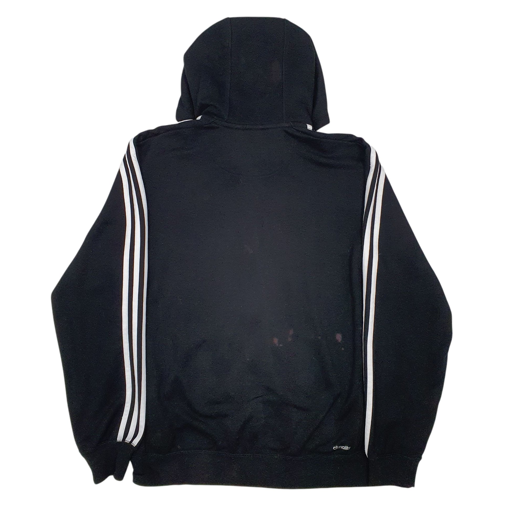 Mens Black Adidas Climalite Full Zip Jumper
