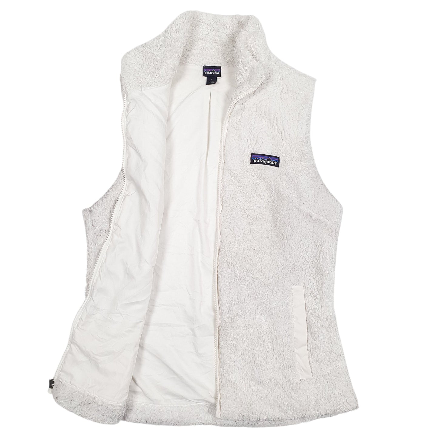 Womens Cream Patagonia  Vest Jumper