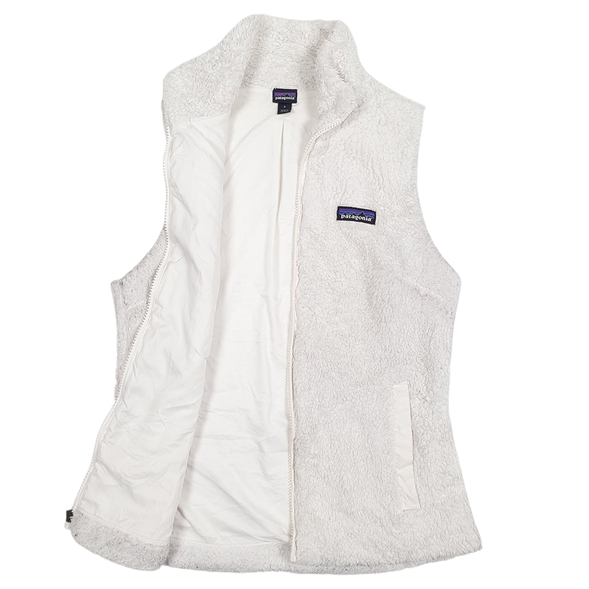 Womens Cream Patagonia  Vest Jumper
