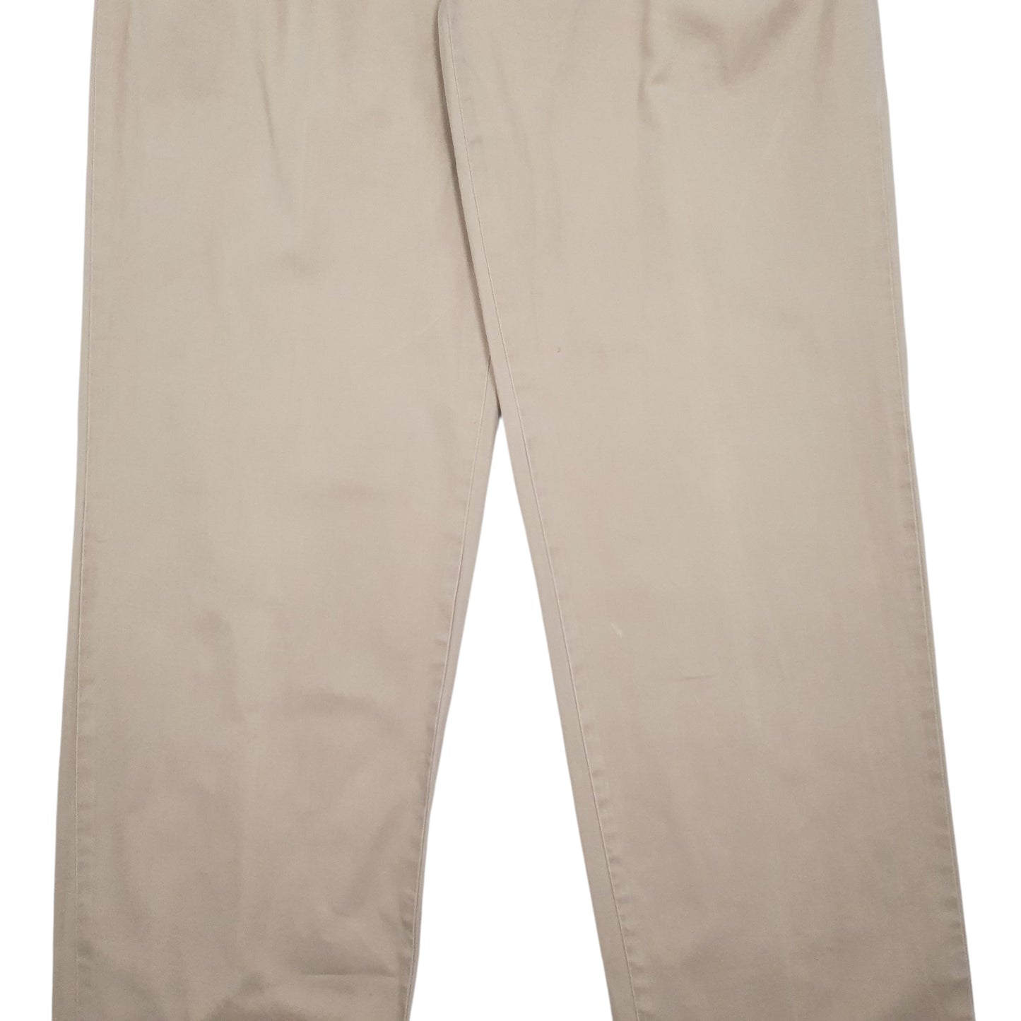 Mens Beige Polo Ralph Lauren Hammond Pant Pleated 90s  Trousers