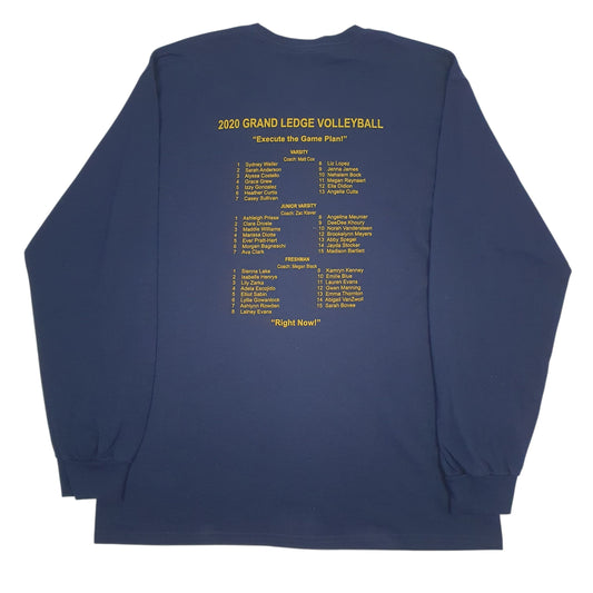 Mens Navy Gildan   T Shirt