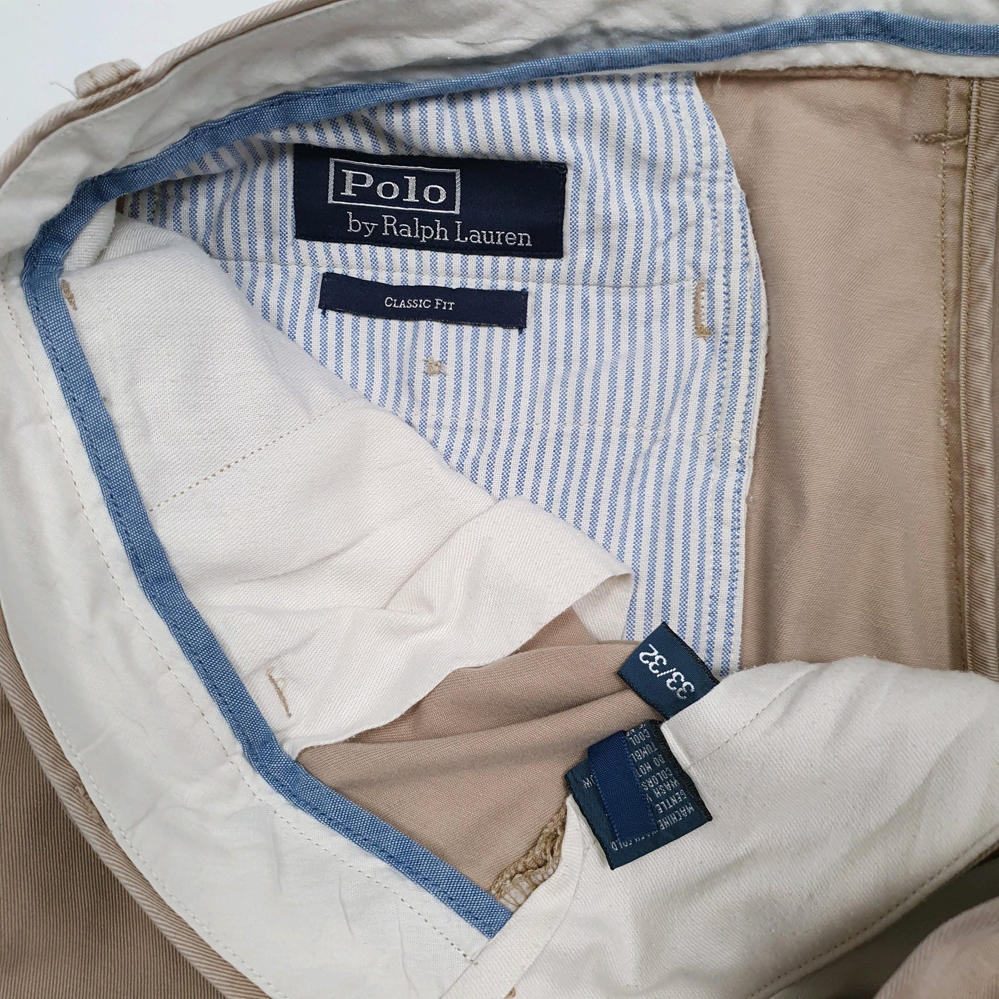 Mens Beige Polo Ralph Lauren   Trousers