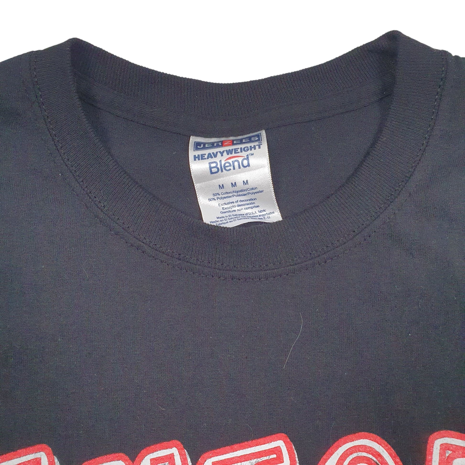 Mens Black Jerzees   T Shirt