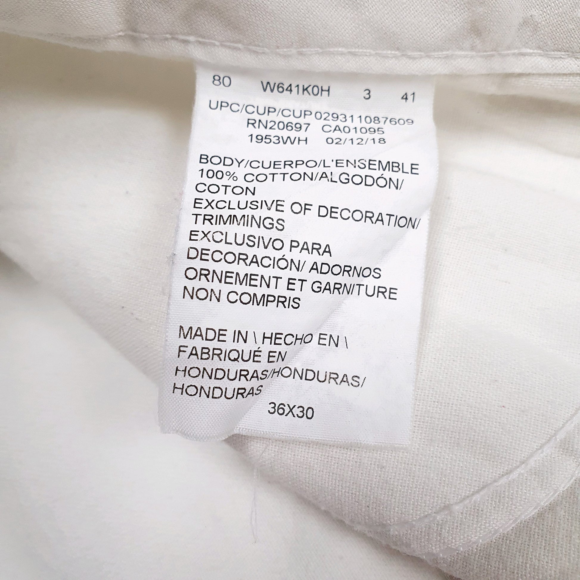 Mens White Dickies   Jeans