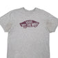 Mens Grey Vans Spellout  T Shirt