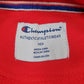 Mens Red Champion Spellout Hoodie Jumper