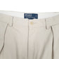 Mens Cream Polo Ralph Lauren Andrew Pant Double Pleated  Trousers