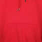 Mens Red Champion Spellout Hoodie Jumper