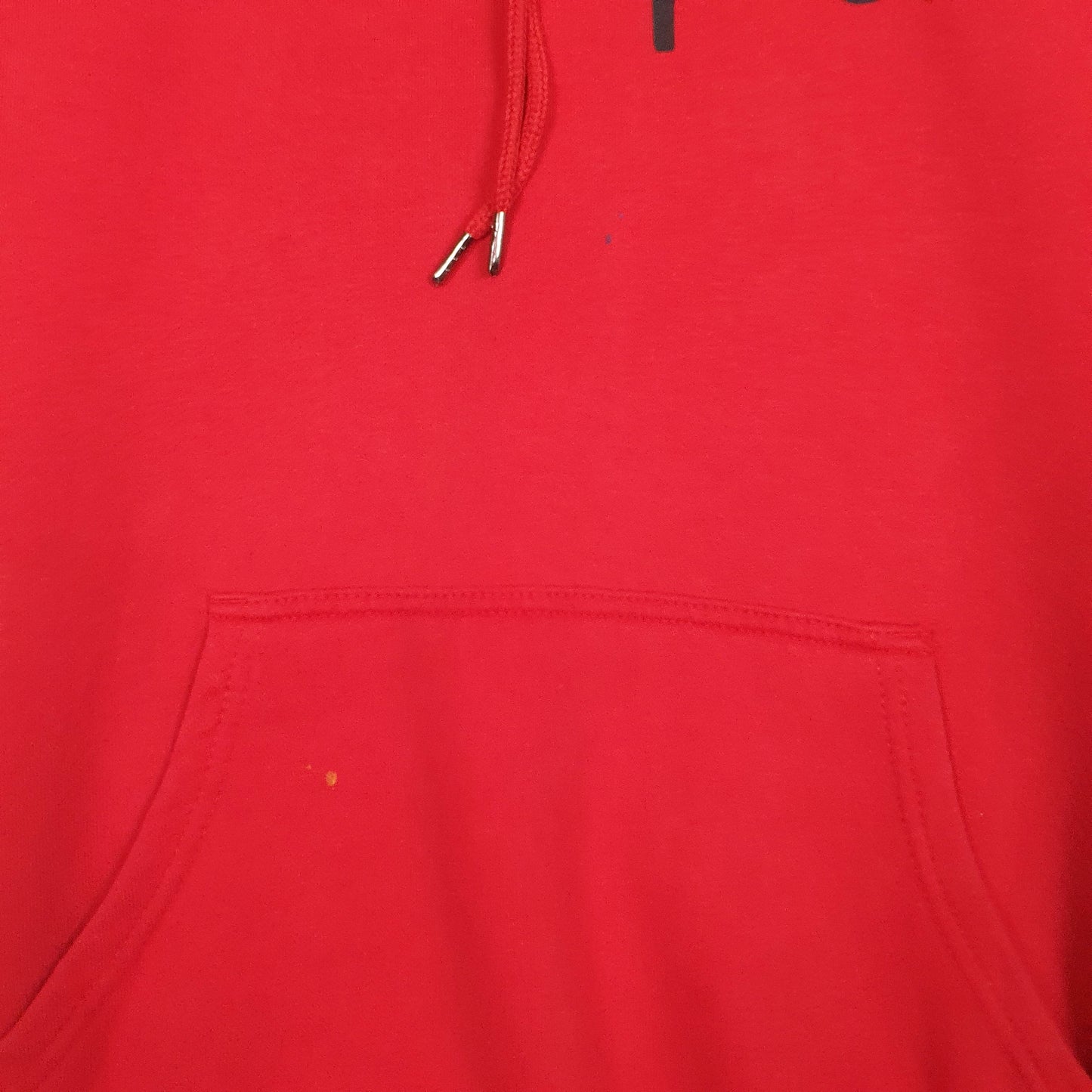 Mens Red Champion Spellout Hoodie Jumper