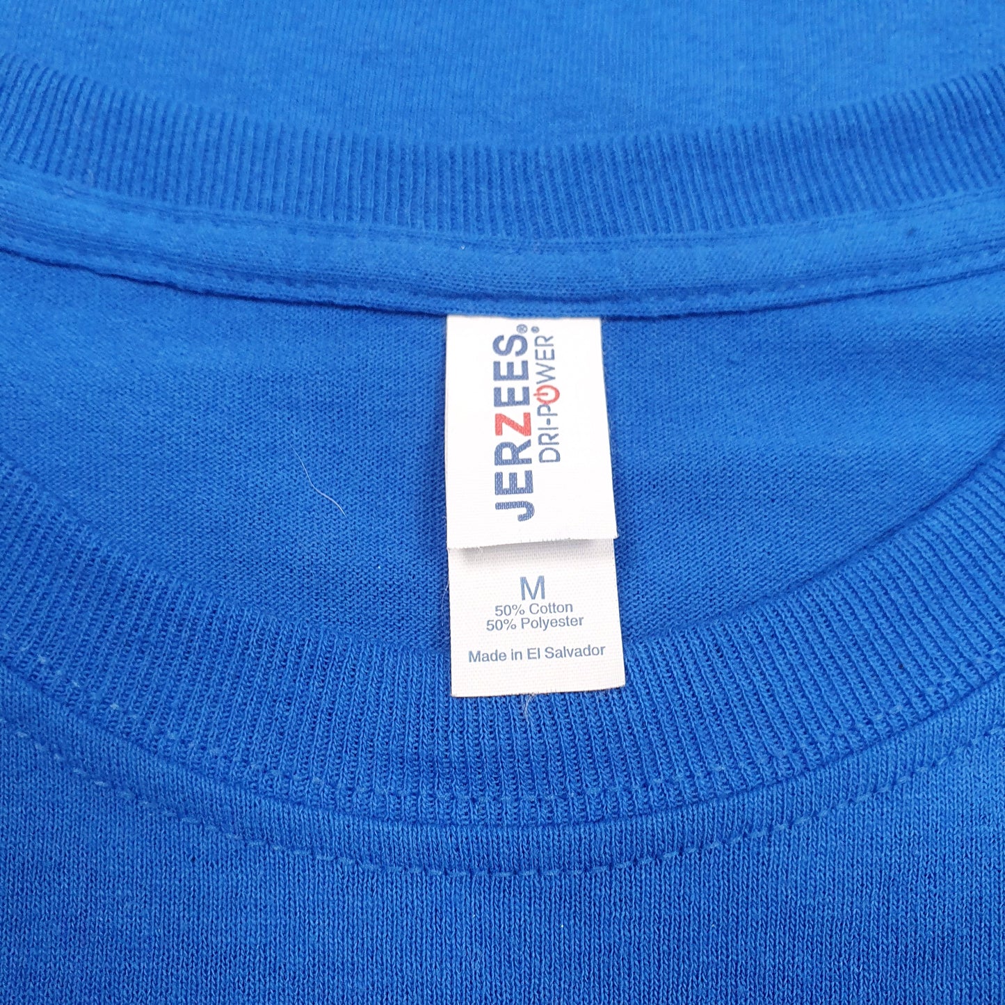 Mens Blue Jerzees   T Shirt
