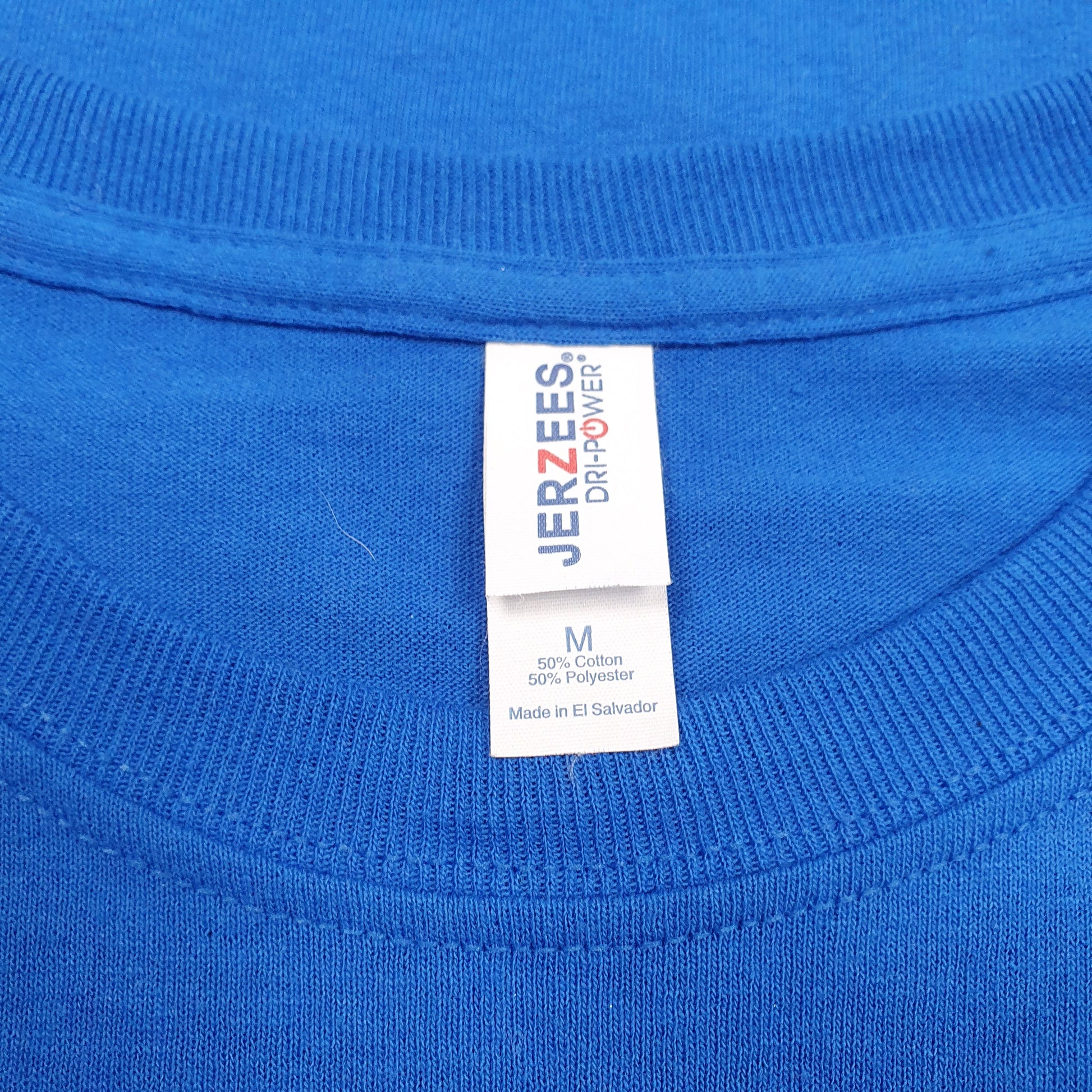Mens Blue Jerzees   T Shirt